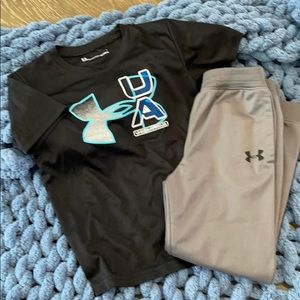 Under Armour size 7 Shirt & Pants